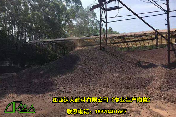 密度不同，陶粒也不同